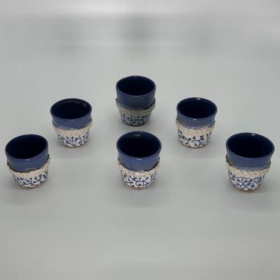 Sale Photo Thumbnail #292: 6 Handcrafted Pottery Cups Signed 'Ozawa'