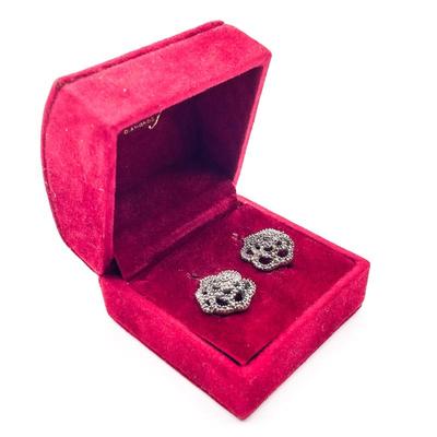 Sale Photo Thumbnail #215: Affinity Vintage Sterling Silver Floral Screw-On Earrings