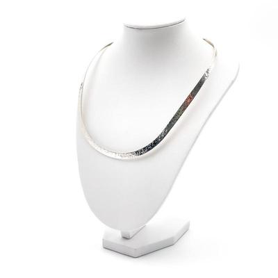 Sale Photo Thumbnail #29: Vintage Sterling Silver Collar Choker Necklace