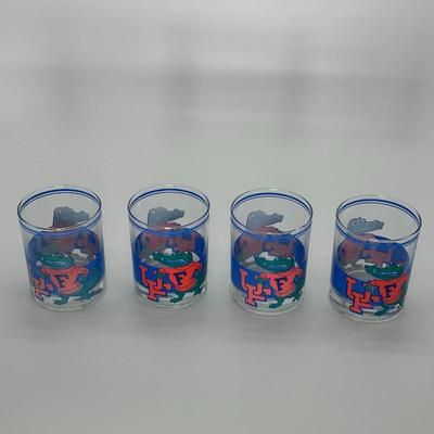 Sale Photo Thumbnail #303: 4 Vintage Florida Gators Glasses