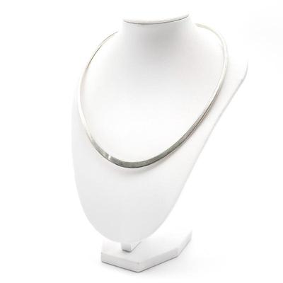Sale Photo Thumbnail #275: Vintage U-Shaped Sterling Silver Collar Necklace