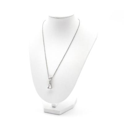 Sale Photo Thumbnail #226: Elegant Geometric Teardrop Zircon Pendant Necklace