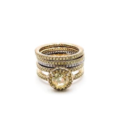 Sale Photo Thumbnail #81: 4 Sterling 925 Rings w/ Gemstone Accent