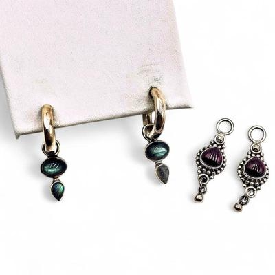 Sale Photo Thumbnail #14: Doug Paulus 925 Sterling Silver Earrings