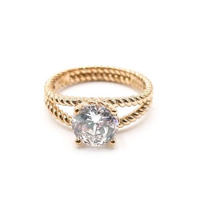 Sale Photo Thumbnail #91: Sterling 925 Ring w/ Clear Round Stone