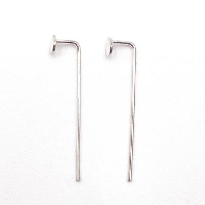 Sale Photo Thumbnail #149: Sterling Silver Minimalist Dot Ear Jackets
