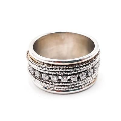Sale Photo Thumbnail #211: Vintage Cubic Zirconia Band Ring