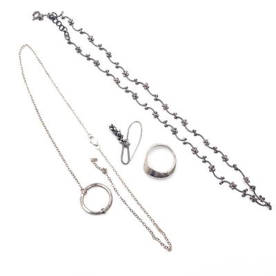 Sale Photo Thumbnail #137: Sterling Silver Jewelry Set