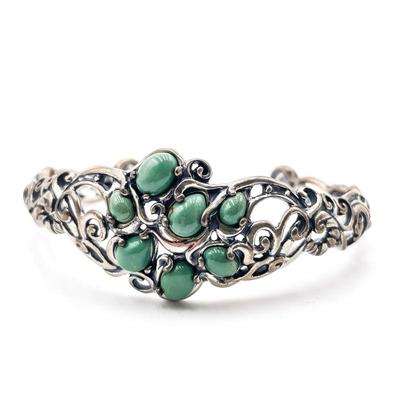 Sale Photo Thumbnail #185: Sterling Silver Turquoise Cuff Bracelet by Carolyn Pollack