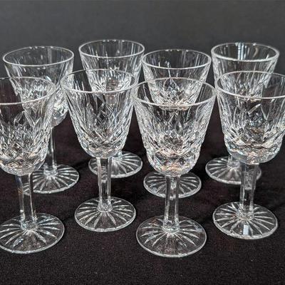 Waterford Crystal Lismore Small Liqueur Cocktail/Cordial Glasses Set of 8