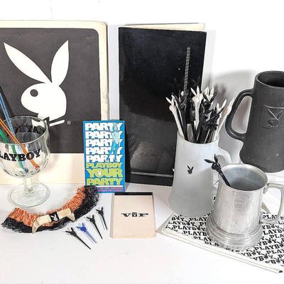 From Bunny Patsy's Collection | Playboy Club Lot | Ephemera | Glassware | Stirrers | Menu | Garter 