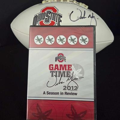 Urban Meyer Signed OSU Football & 2012 "Game Time: A Season in Review" DVD (Unopened)