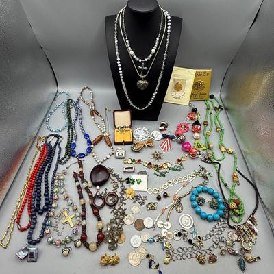  Costume Jewelry Lot- A Little Of Everything 