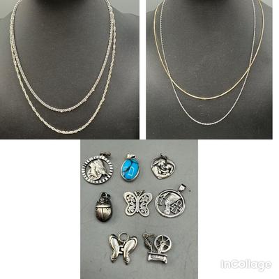 Sterling Silver Chains & Pendants Disney and More 