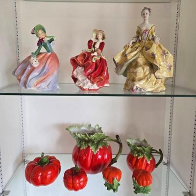 Vintage China Bavarian Tomatoes, Royal Doulton