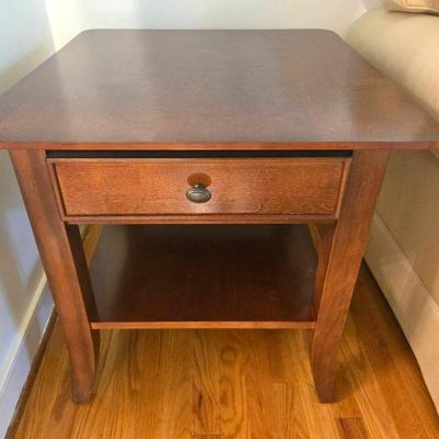 Pair Of Riverside Wooden End Tables 