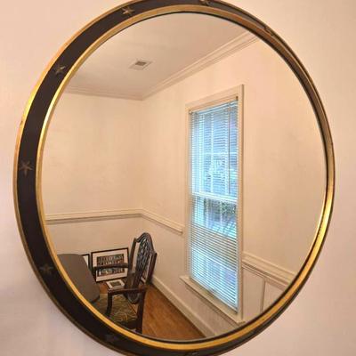 Vintage Round Wall Mirror