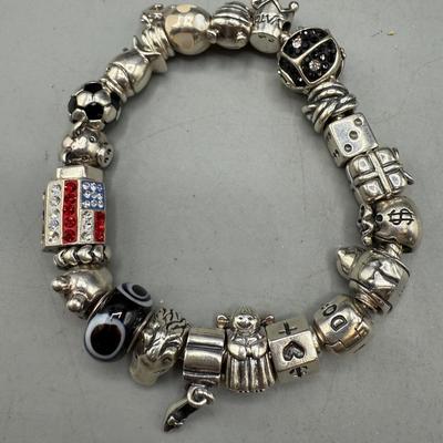 Pandora Charm Bracelet Sterling Silver 