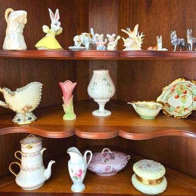 Vintage China, Figurines, Meissen, Belleek, Limoges