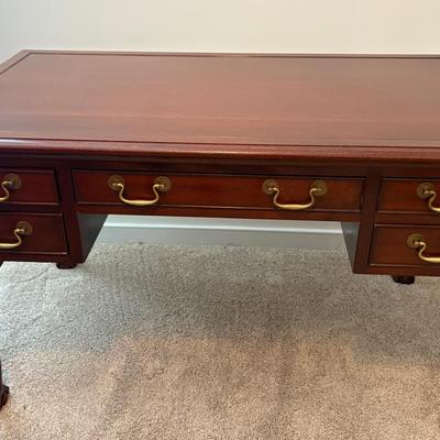 BIGGS Executive Williamsburg Chippendale Style Desk & Chair