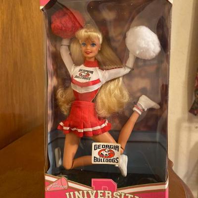 1996 Georgia Bulldogs University Barbie Cheerleader