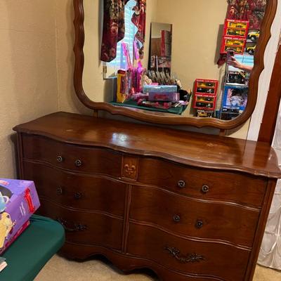 Vintage Dresser and Mirror