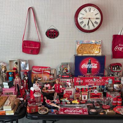 Coca-Cola and vintage Coca-Cola toys and collectibles