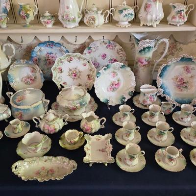 Sale Photo Thumbnail #68: Huge collection of RS Prussia porcelain, Nippon porcelain, and German porcelain