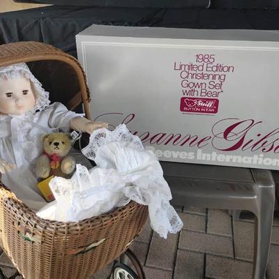 Kg104 suzanne gibson doll with bear