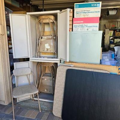 Kg227 vintage card table and more