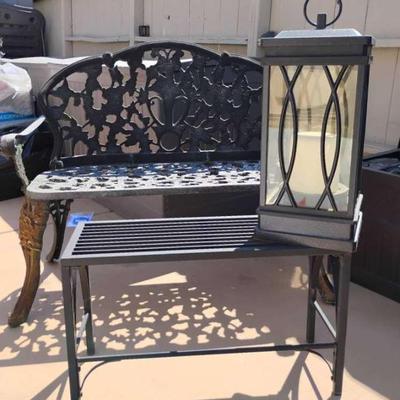 Kg178 metal love seat decor