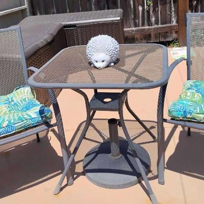 Kg157 metal patio set