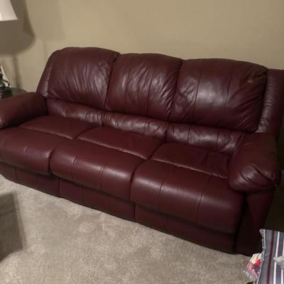 Sale Photo Thumbnail #83: Pleather sofa