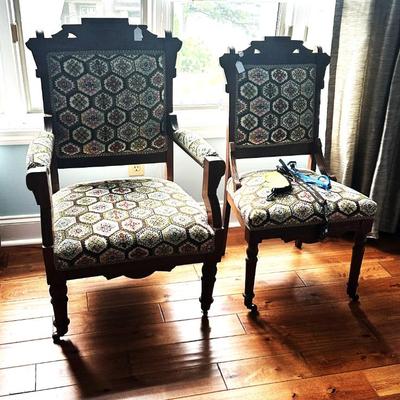 Sale Photo Thumbnail #2: East lake Mr. & Mrs. chairs