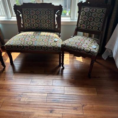 Sale Photo Thumbnail #4: East lake matching settee