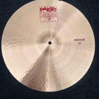 18 inch paiste 2002 medium crash cymbal