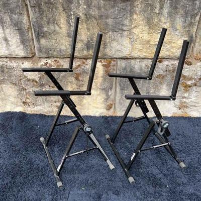 Amp stands lot of 2, on stage rs7000, rs6000 perhaps