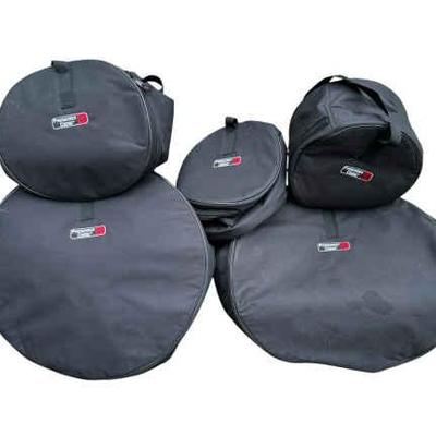 Protechtor cases by gator cases set of 5 drum bags