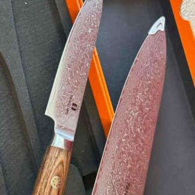 Tancuzo 8 5 japanese damascus kitchen knives