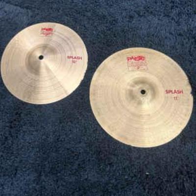 Paiste 2002 10 11 splash cymbals