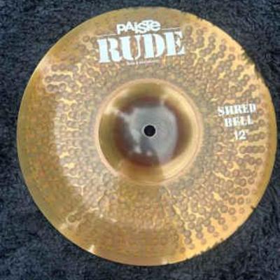 Paiste rude 12 shred bell cymbal