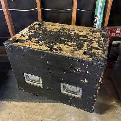 Two road cases for cables, amps, gear…