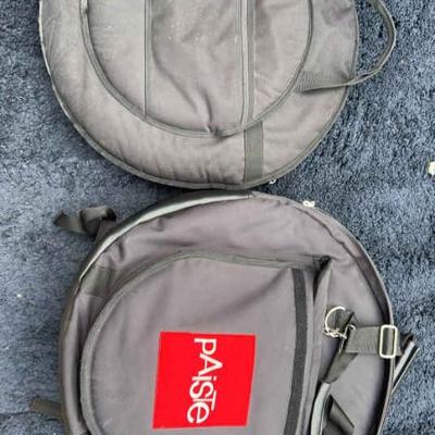 Two cymbal bags