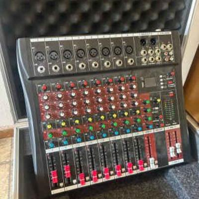 8 channel audio mixer