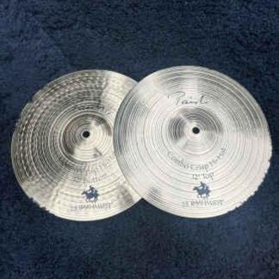 Pair of paiste 12 signature combo crisp hi hat cymbals
