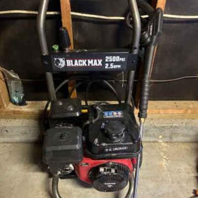 Black max 2500 psi gas pressure washer