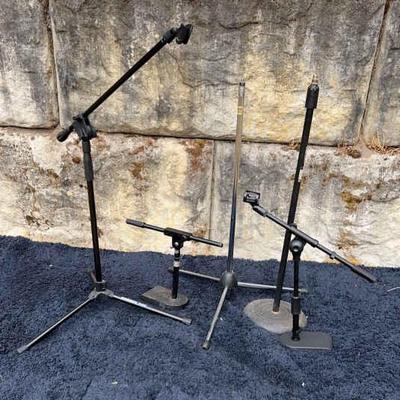 Microphone stand lot samson, axman…