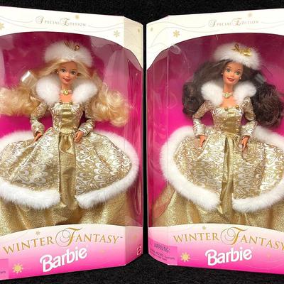 1995 Sam’s Club Exclusive Winter Fantasy Barbie’s #2