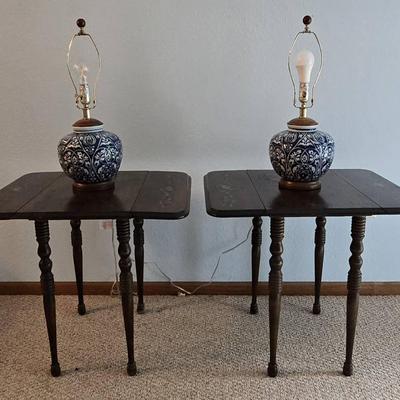 Side Tables + Lamps (LR)