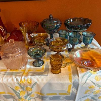 Sale Photo Thumbnail #131: Carnival glassware 